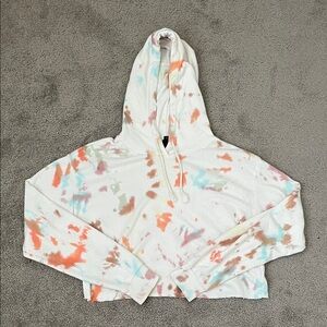 Wild Fable Cream and Pink Hoodie